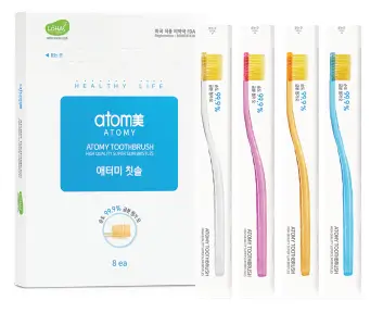 brosse à dents Atomy ultra-fine en pack de 8